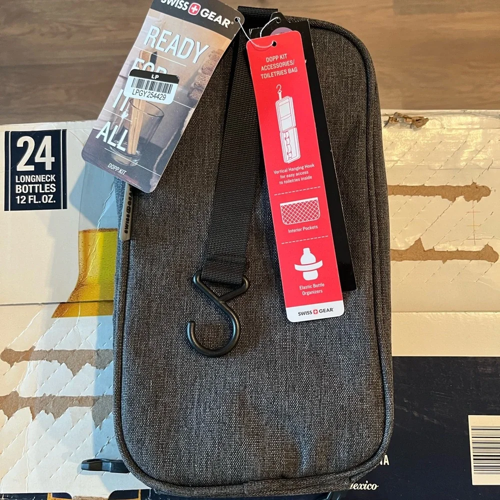 SwissGear Convertible Handle Hanging Doppler Kit - Heather Gray